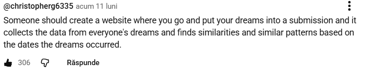 The YouTube comment that started it all